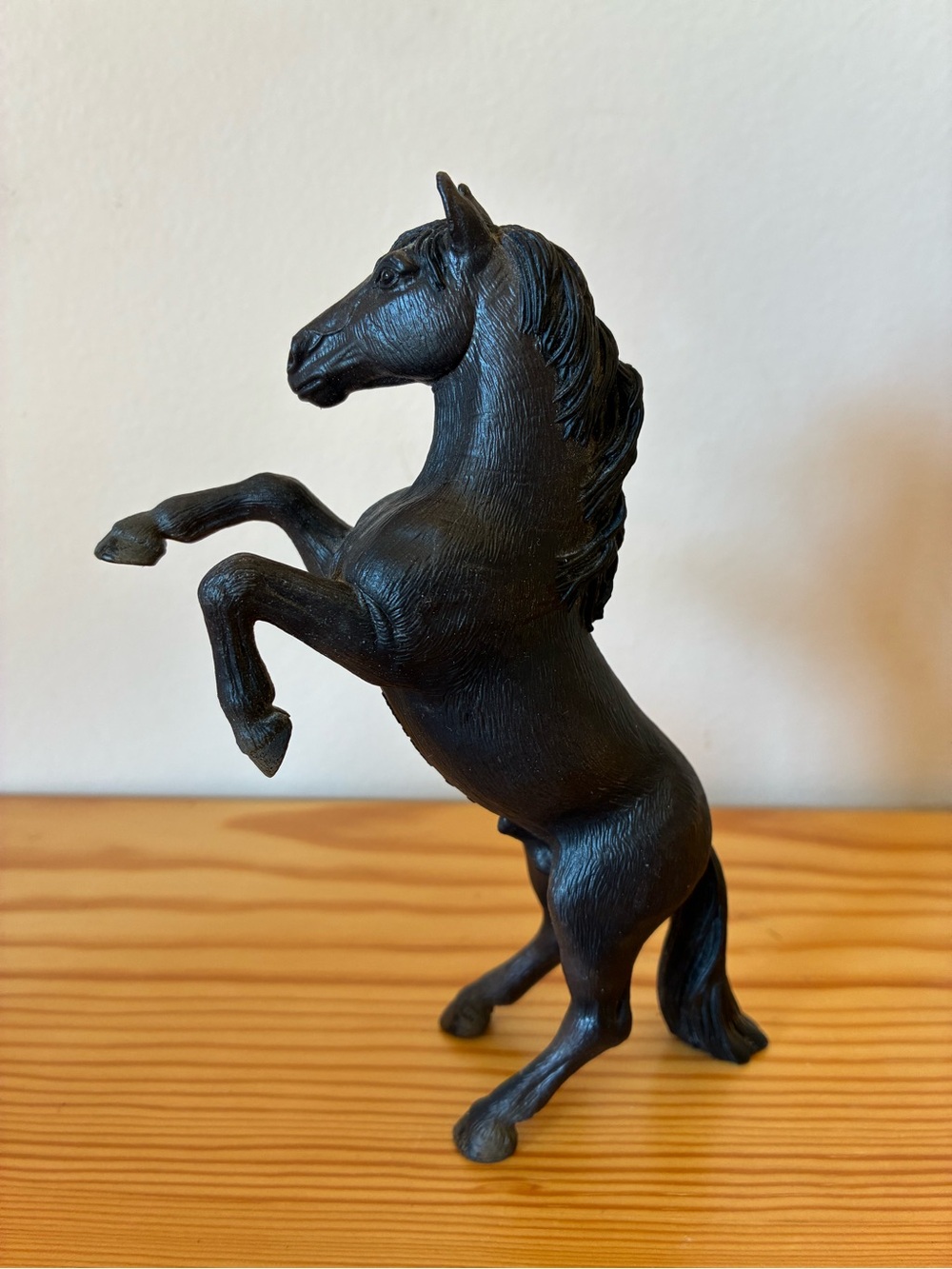 Retired Schleich Germany Rearing Black Mustang Stallion 2006